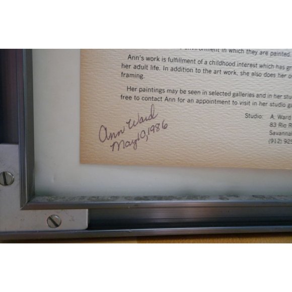 Art - Ann Ward Signed Limited Edition Engraving of Sunday Brunch 2 of 200 - Picture 14 of 14